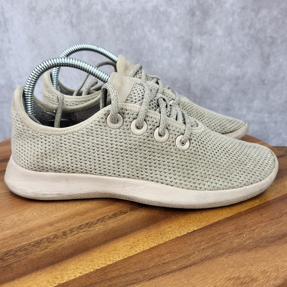 Allbirds Tree Runners TR Womens 8‎ Shoes Wheat Beige Tan Comfort Running Light